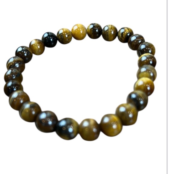 Tiger's Eye Beaded Bracelet - Picture 1 of 15